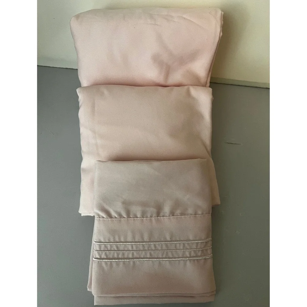 Sweet Home Collection Twin Sheet Set 3 Piece Pink‎ Microfiber
